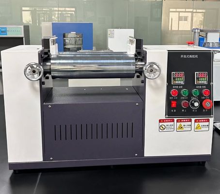 شراء آلة خلط المطاط ذات العمر الطويل مع بكرات كروم مصقولة بالمرآة وإيقاف طارئ للتصادم online manufacture