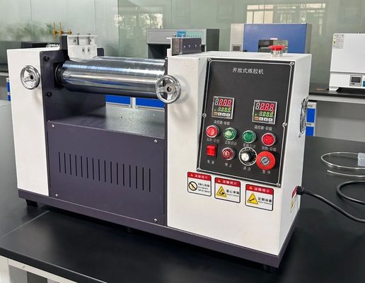 شراء مطحنة تكرير المطاط ذات الجودة الموثوقة ذات سعة العمل الكبيرة مع قادوس من الفولاذ المقاوم للصدأ SUS304 والتحكم اليدوي online manufacture