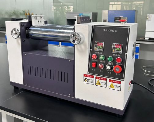 شراء آلة خلط المطاط المفتوحة ذات التحكم اليدوي الصغيرة بسعة إنتاجية 300 مجموعة/شهر online manufacture